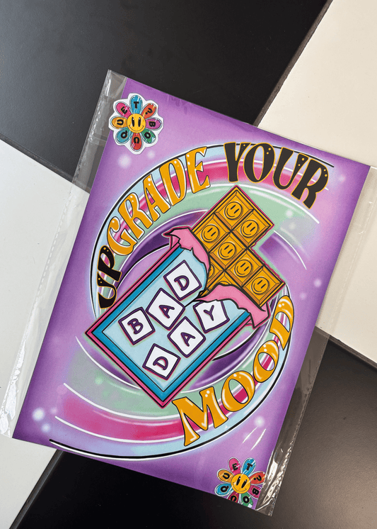 Affiche "Upgrade your mood"
