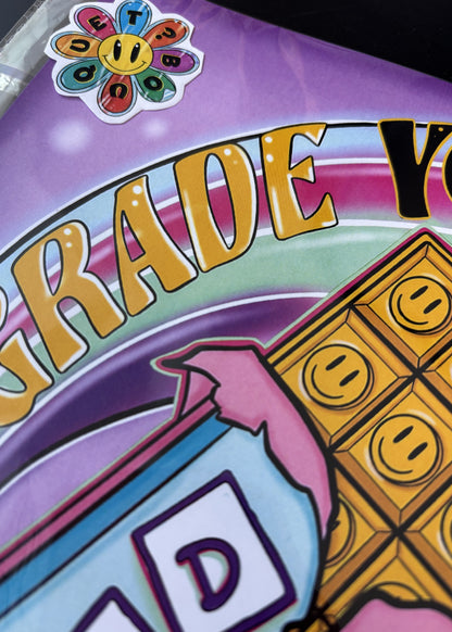 Affiche "Upgrade your mood"